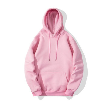 2021   Pink   Men   Hoodies   Casual   Hoodie   Thick   Warm   Sweat shirt s