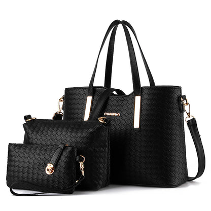 3 in 1 a set of 3 pieces bags women hand bag handbags